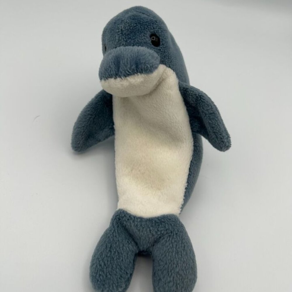 Ty Beanie Babies Collection "Echo" Dolphin 1996 VTG Beanie Plush